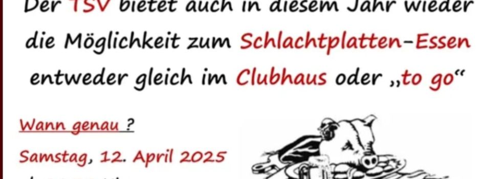 Vormerken: TSV kocht!