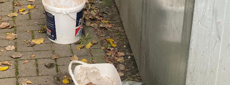 Wiederholte illegale Abfallentsorgung.