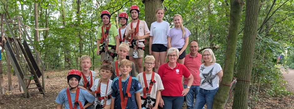 Hoch hinaus im Kletterpark: Jugendliche erleben spannenden Ferientag in Rietberg