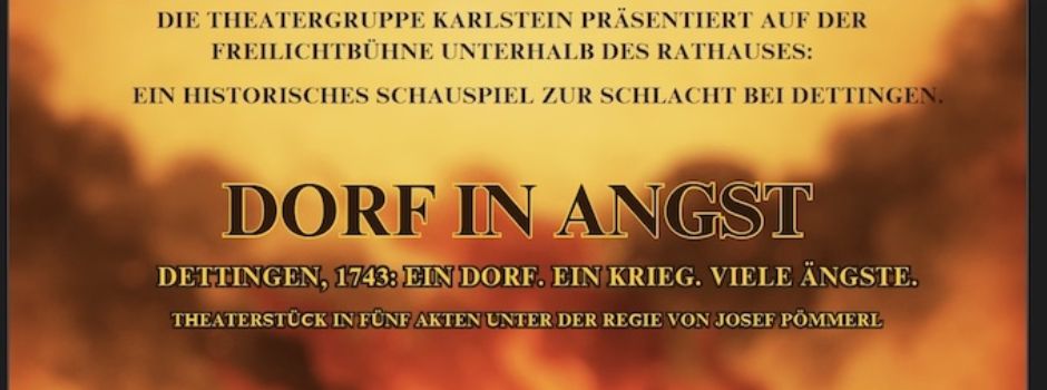 Der Kartenvorverkauf für „Dorf in Angst“ beginnt ... HEUTE!
