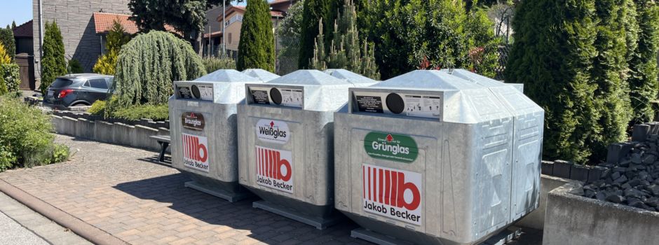 Neuer Standort der Glascontainer