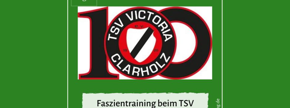 Faszientraining beim TSV Victoria Clarholz