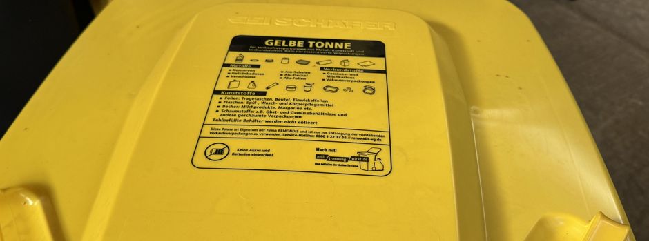 Gelbe Tonne kommt!

