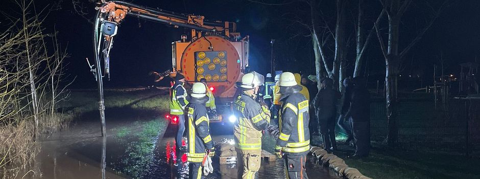 Hochwassereinsatz der Feuerwehr Hedendorf