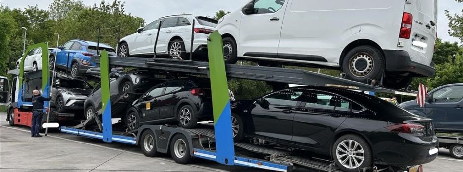 Fast alle Lkw beanstandet: Polizei deckt Verstöße auf A61 auf