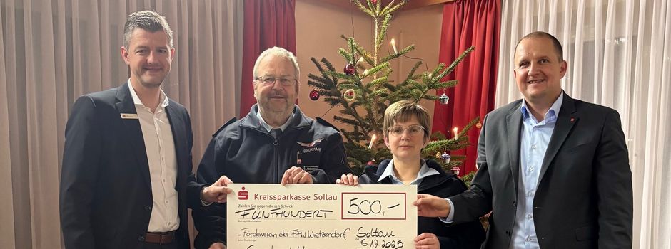 KSK unterstützt Förderverein der Feuerwehr Wietzendorf