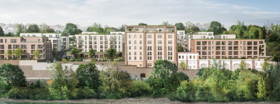 Neues Mainzer Wohnquartier am Rhein mit 200 Wohnungen