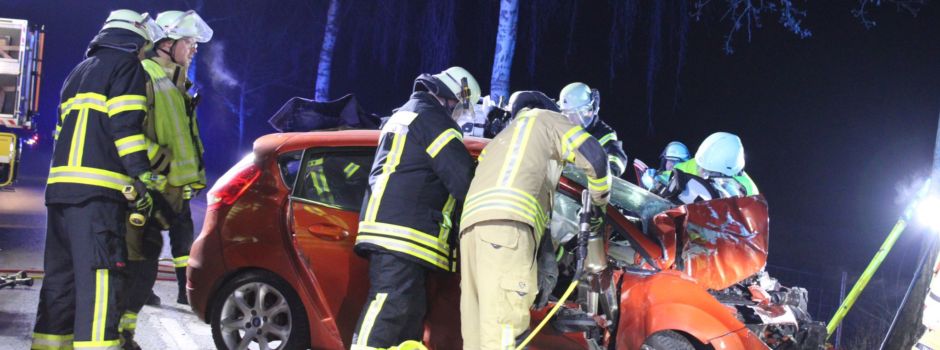 37-jähriger Mann bei Verkehrsunfall schwer verletzt