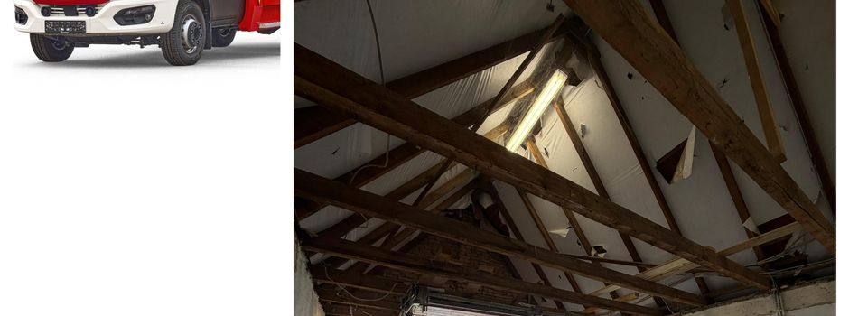 Vorbereitung auf das neue TSF-W am Feuerwehrhaus Usadel