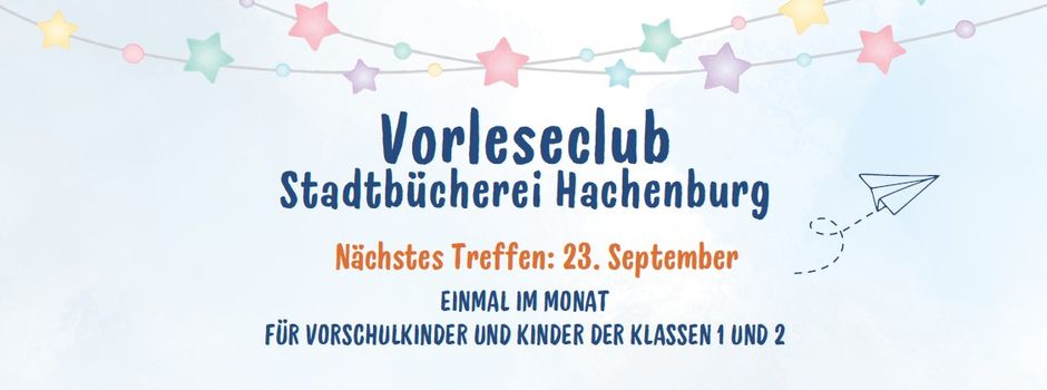 Leseclub startet wieder – ein Angebot der Stadtbücherei Hachenburg