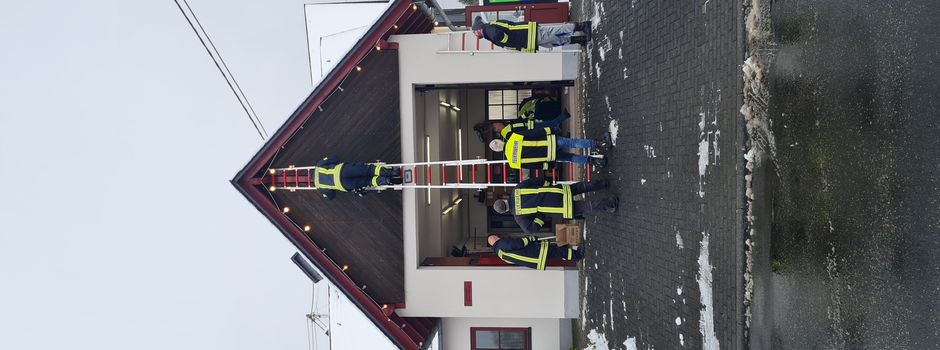 Abschlussübung der Freiwilligen Feuerwehr Lochum