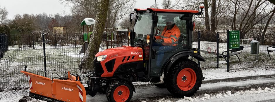 Ein neuer Traktor für unsere Gemeinde 