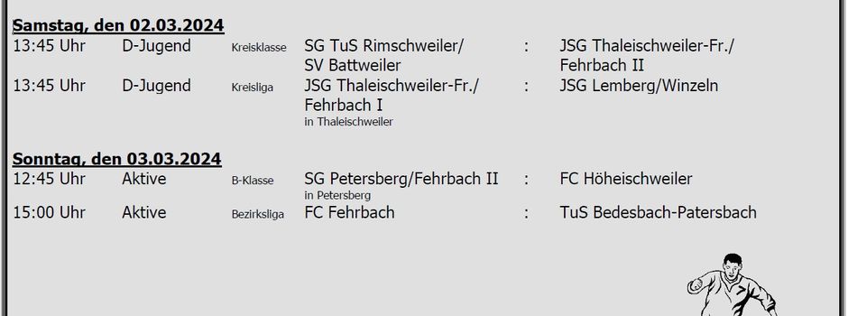 Wochenprogramm beim FCF