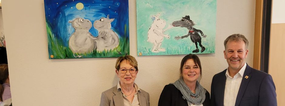 Ina Eden stellt Werke im Rathaus aus