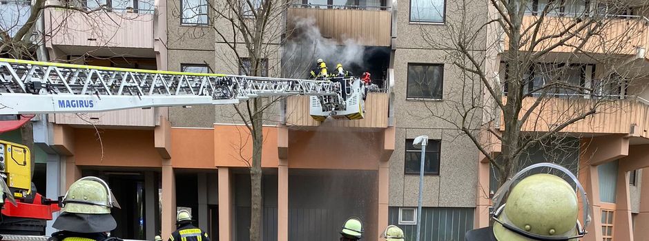 Feuer in Elsa-Brändström-Straße