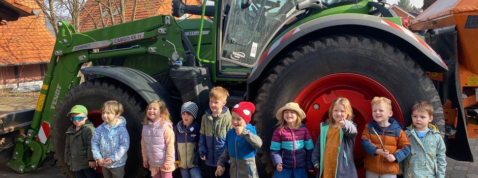 Wir Kindergartenkinder erkunden Berufe in Weißenborn