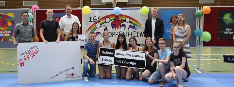 IGS Oppenheim erhält Prädikat „Schule ohne Rassismus – Schule mit Courage“