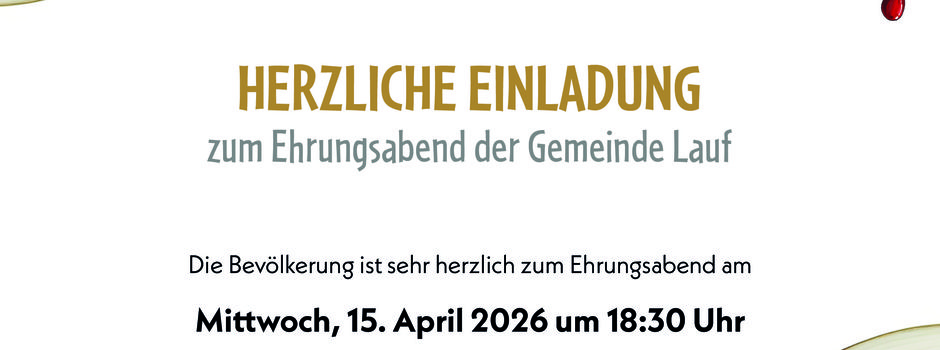 Ehrungsabend der Gemeinde