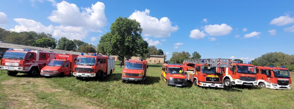 Gemeinsame Feuerwehrübung in Berbisleben
